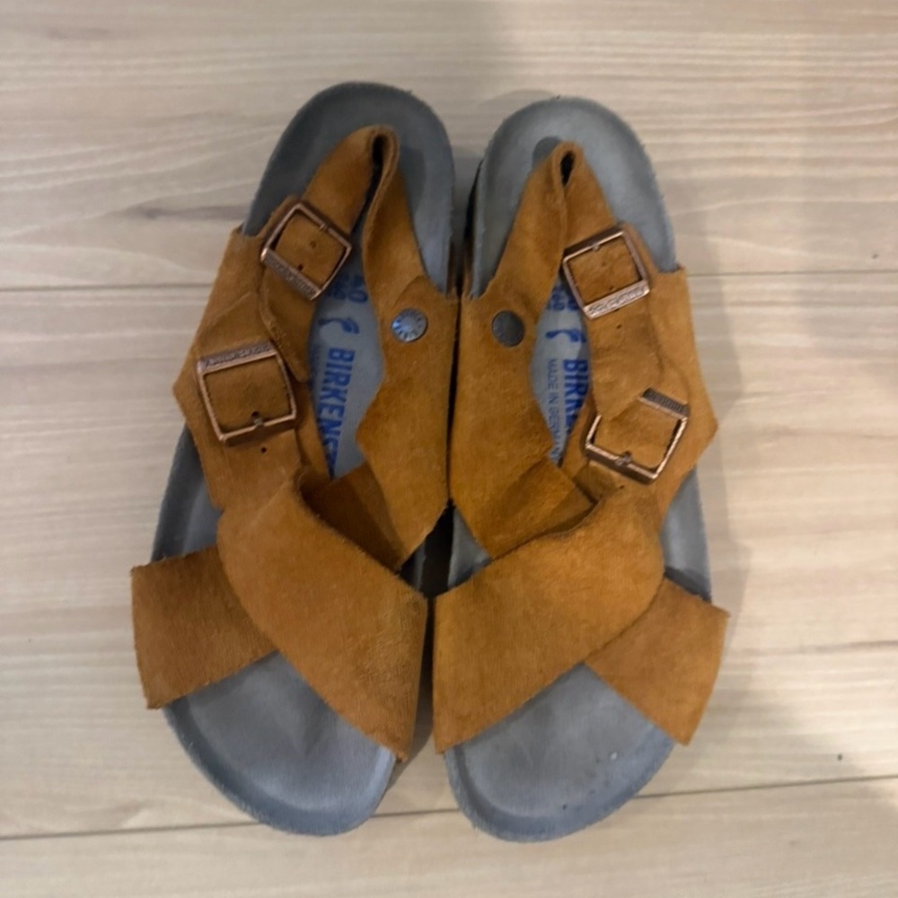 Birkenstock Women's Sandals - Tan Suede